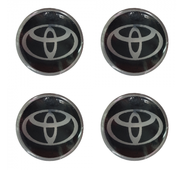 Emblema Calota Toyota (4 Peças)