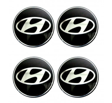 Emblema Para Calotas Hyundai 