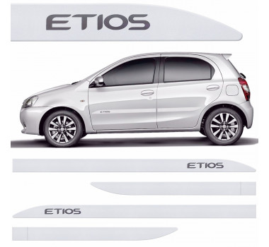 Friso Lat. Pint. Etios Branco Perola Facao - Tiger