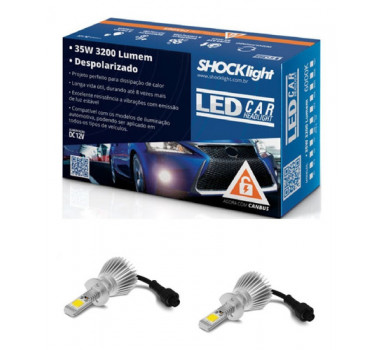 Lampada Super Led H27 35w 3200 Lumens Dsp - Shocklight