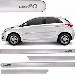Friso Lateral Pintado Hb20 Prata Metal - Tiger