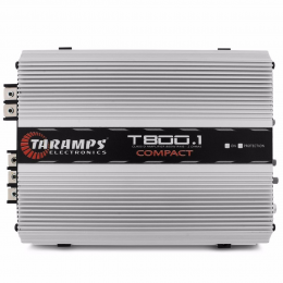 Módulo Potência Taramps T800.1 Compact 2 Ohms 800 Wrms