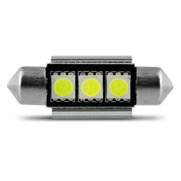 Led Lâmpada Torpedo 36mm Canbus 3 Leds 