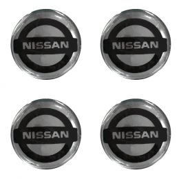 Emblema Calota Nissan (4 Peças)