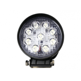 Farol Milha Universal 9 Leds 27w 90mm - Cinoy 