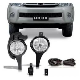 Farol Auxiliar Hilux 2005/08 com Botão Original