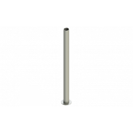 Pé de Apoio Fixo Leve 31,75 X 500mm Para Reboque