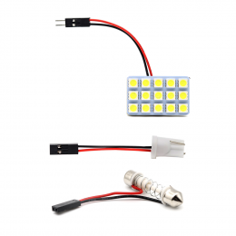 Led Placa Salão com 15 Leds 5050 T10/Torpedo Tech One
