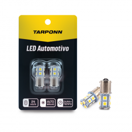 Par de Lâmpadas LED 1141 1 Polo 24V Ba15S