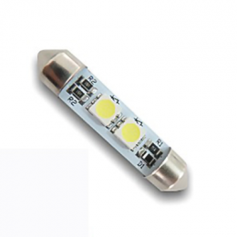 Led Lampada Torpedo 42mm Branco 02 Led