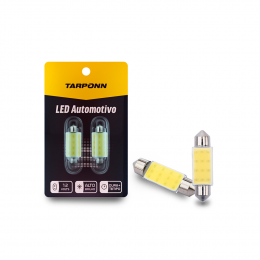 Lâmpada LED Tarponn Torpedo COB 12C 39MM 12v 6000k