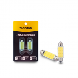 Lâmpada LED Tarponn Torpedo COB 12C 41MM 12v 6000k