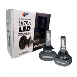 Lâmpada Ultra Led Shocklight Titanium HB4 (9006) 6000k 10000 Lumens 