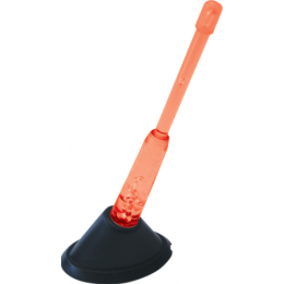 Antena Teto Decorativa Curta Led Vermelho - Shekparts