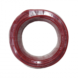 Cabo Flexível 10mm Cristal Vermelho com 25m 100% cobre - Cabomix