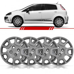Calota Sport Punto T-Jet/Titan 14cbpf Prata/Fume