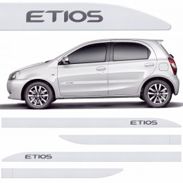 Friso Lat. Pint. Etios Branco Perola Facao - Tiger