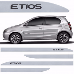 Friso Lat. Pint. Etios Prata Lua Nova Facao - Tiger