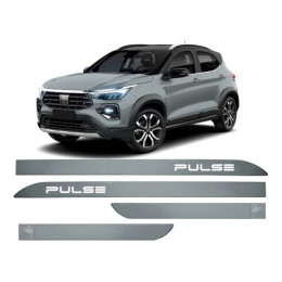 Friso Lateral Pintado Pulse Cinza Strato Facão com Nome - Tiger
