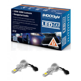 Lampada Super Led H27 35w 3200 Lumens Dsp - Shocklight