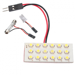 Led Lampada Torpedo E Esmagado  Placa 18 Leds( Hi-Power)-Foc- Adaptador