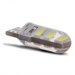 Led T10 06 Leds Cob com Silicone - Focus