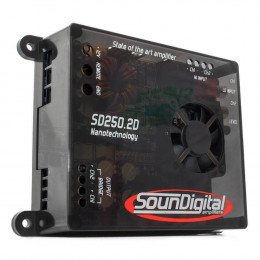 Módulo de Potência Soundigital Sd250.2d Nano Wrms