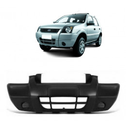 Para-choque Ecosport 2003 a 2007 Dianteiro Preto Liso - R2a