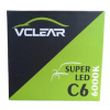 Lâmpada Super Led H16 Modelo Borboleta 6000k C6 Vclear - Cinoy